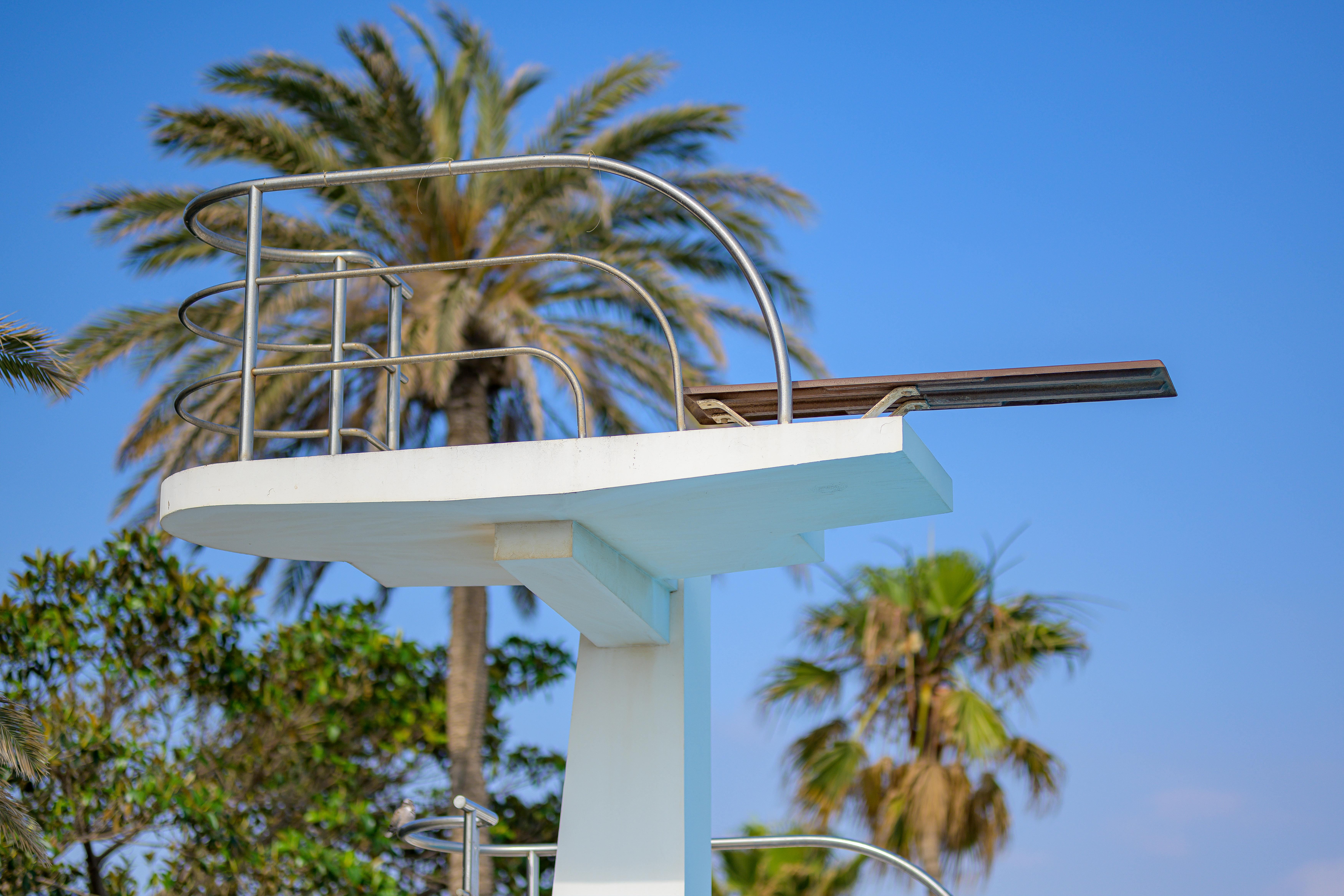 Las Arenas Balneario Resort Valencia Bagian luar foto A diving board